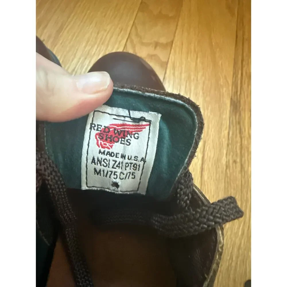 Vintage Red Wing SuperSole Steel Toe Oxford Work Shoes Men's 10.5 USA